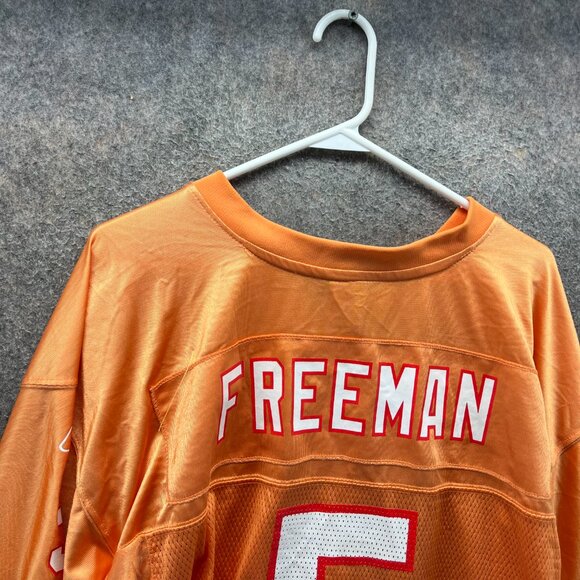 Josh Freeman Tampa Bay Buccaneers Jersey Men Large Orange #5 Reebok Vintage - Picture 11 of 12